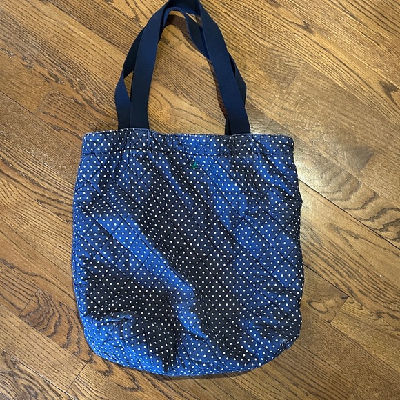 aerie Handbags - Aerie Navy Polka Dot Bag!